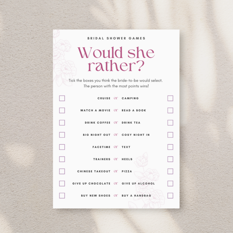 would she rather bridal shower game download